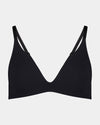 Bendon Essentials Wire Free Bra in BLACK. Flat lay front view