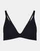 Bendon Essentials Wire Free Bra in BLACK. Flat lay front view