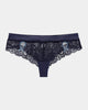 Zoe Thong in ECLIPSE BLUE/COPEN BLUE. Flat lay front view