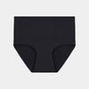 Medium Control Full Brief in BLACK. Flat lay front view