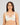 Model wears Dreamscape Underwire Bra in EGRET. On body front view