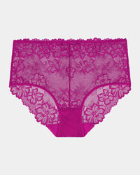 All Lacey Full Brief in FANTASY FUCHSIA. Flat lay front view