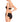 Model wears Yvette Lace Underwire Bra in BLACK. On body back view