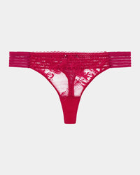 Lucille Thong in JAZZY. Flat lay front view