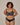 Delicate Lace Underwire Bra in BLACK/CREAM TAN. Feature shot