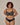 Delicate Lace Underwire Bra in BLACK/CREAM TAN. Feature shot