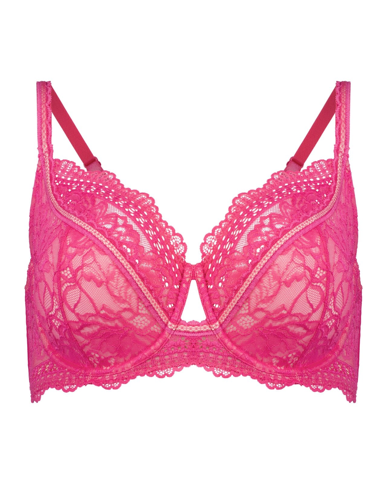Only Me Underwire Bra in CABARET/BELLINI. Flat lay front view