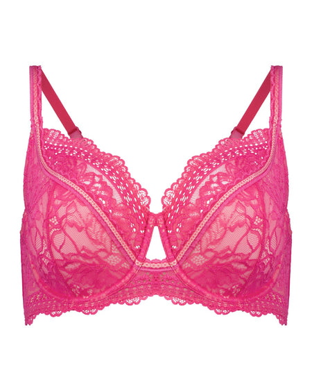Only Me Underwire Bra in CABARET/BELLINI. Flat lay front view