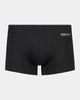 New Era Modal Mens Trunk in BLACK. Flat lay front view