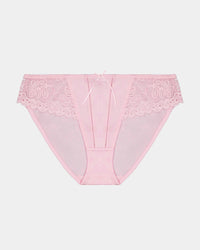 Yvette Bikini in ICY PINK. Flat lay front view
