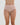 Model wears Stretch Cotton Full Brief in LATTE. On body front view