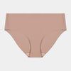 No Show Bikini in MOCHA. Flat lay front view
