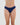 Model wears Seamless Soft Bikini in Medieval Blue. On body front view