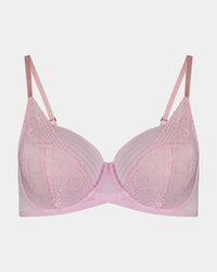 Lucille Underwire Bra in FAIRY TALE. Flat lay front view