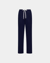 Bamboo Bliss Long PJ Pant in NAVY BLAZER. Flat lay front view