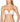 Model wears Clear Straps Bra + Lingerie Solutions in CLEAR. On body side view