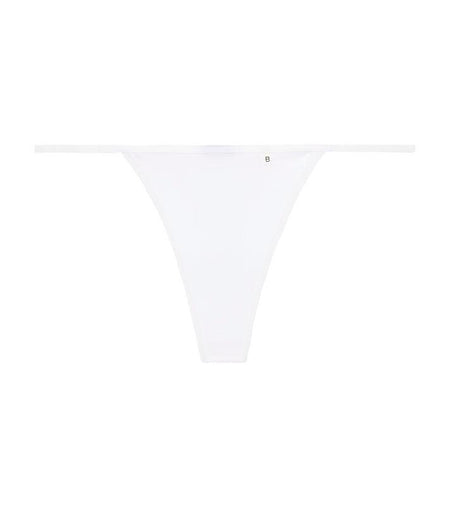 Clemence Thong in WHITE. Flat lay front view