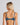 Model wears Weightless Form Contour Bra in BLUE WING TEAL. On body back view
