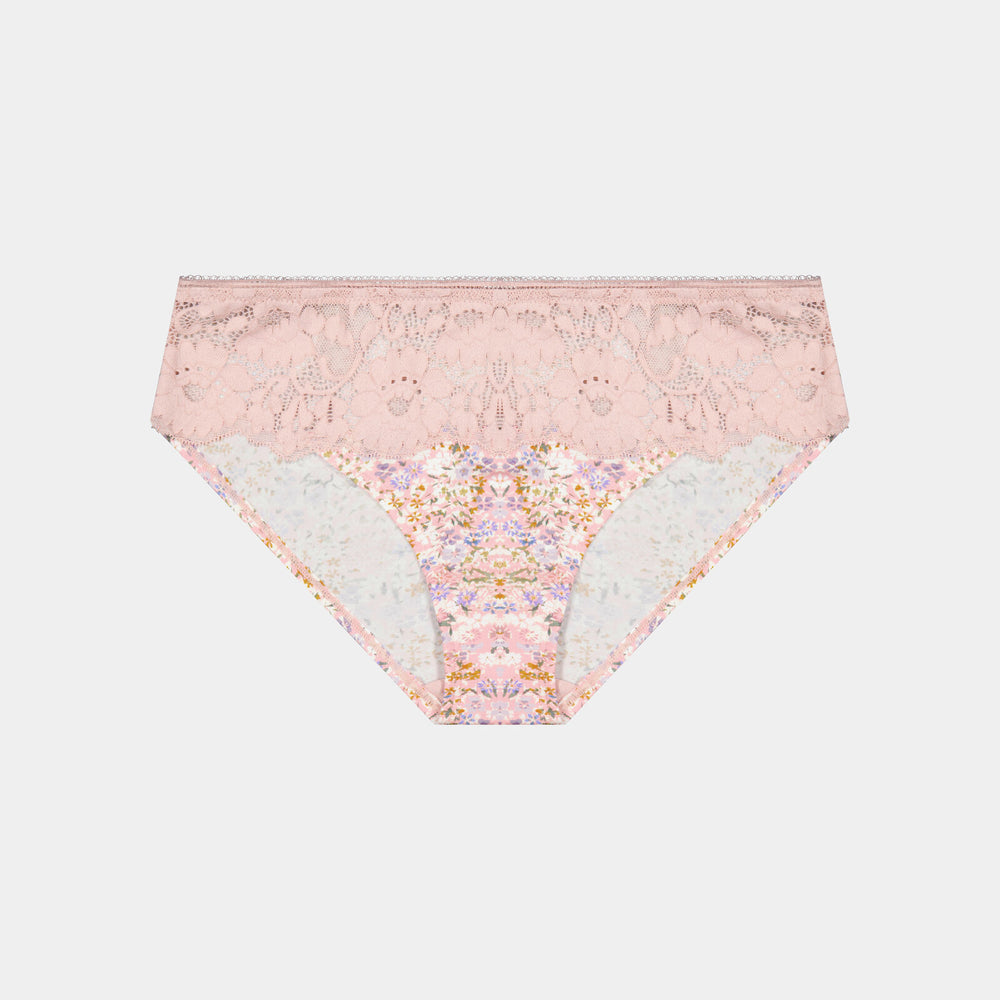 Rosemary Midi in ZEPHYR FLORAL PRINT. Flat lay front view
