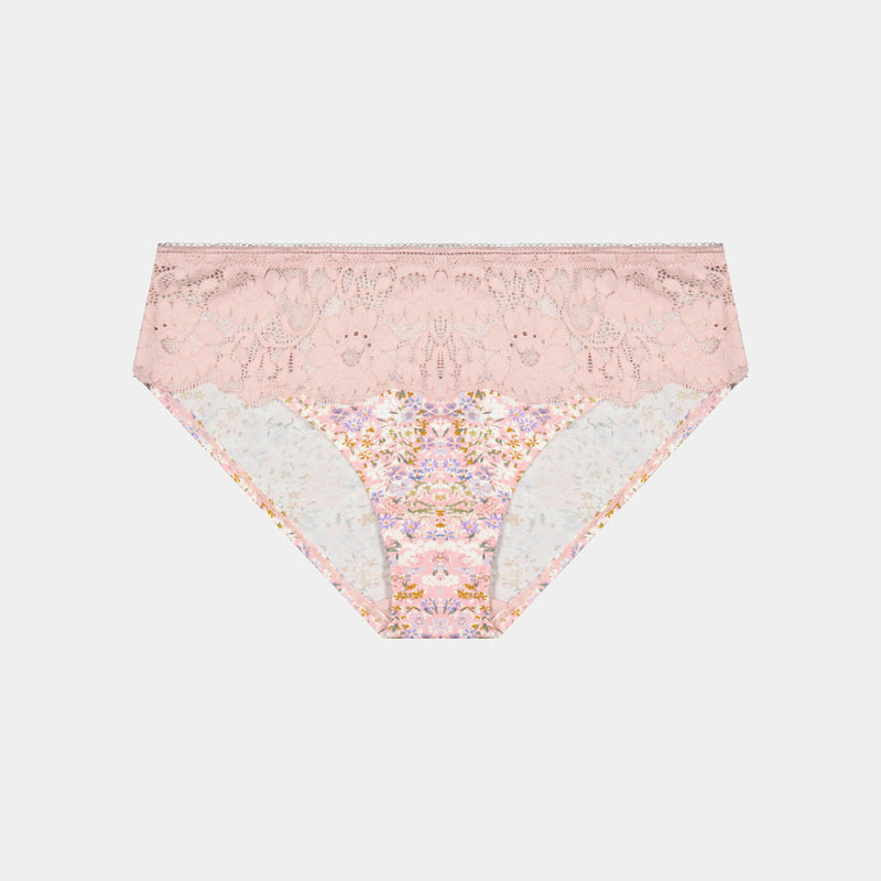 Rosemary Midi in ZEPHYR FLORAL PRINT. Flat lay front view