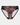 Violet Floral High Cut Brief in MYTHOS ANIMAL PRINT. Flat lay front view