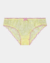 Sundae Bikini in LEMON MERINGUE. Flat lay front view