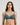 Model wears Coco Divine Contour Bra in MEDITERRANEA. On body front view