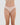 Model wears Seamless Soft Bikini in LATTE. On body front view