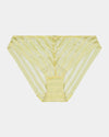 Lola Bikini in LEMON MERINGUE. Flat lay front view