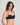 Model wears Sofia Contour Bra in BLACK. On body side view
