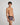 Bold Stripe Mens Trunk in BLACK/PLUM STRIPE. Flat lay back view