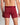 Model wears Bamboo Mens Trunk in BIKING RED. On body back view