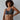 Model wears Elodie Maternity Bra in JET/PEWTER. On body front view