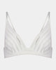 Morning Lola Underwire Bra in WHITE. Flat lay front view
