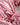 Riviera Robe in PALE LILAC/SALSA RED. Flat lay front view
