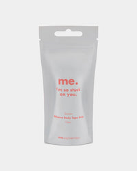 Model wears Dressing Tape Strips (30) Dressing Tapes in CLEAR. On body front view