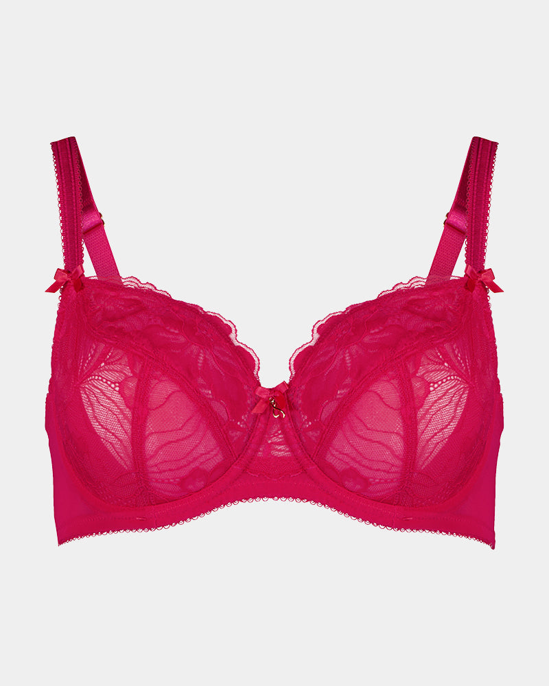 Farah Underwire Bra in JAZZY. Flat lay front view