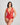 Model wears Giuliana Bodysuit in SALSA. On body front view