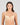 Model wears Bendon Body Lace Contour Bra in LATTE. On body front view