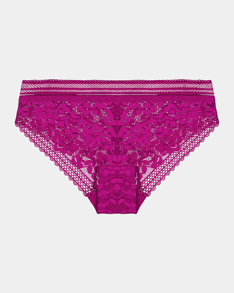Naida Brazilian in FANTASY FUCHSIA. Flat lay front view