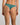 Model wears My Fit Lace Thong in MEDITERRANEA. On body back view