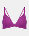 Bendon Essentials Wire Free Bra in RADIANT ORCHID. Flat lay front view