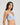 Model wears Comfit Collection Wire Free Bra in SKYWAY. On body side view