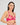 Model wears Heritage Bloom Push Up Front Opening Bra in FANTASY FUCHSIA. On body side view