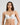 Model wears Body Cocoon Contour Bra in WHITE. On body front view