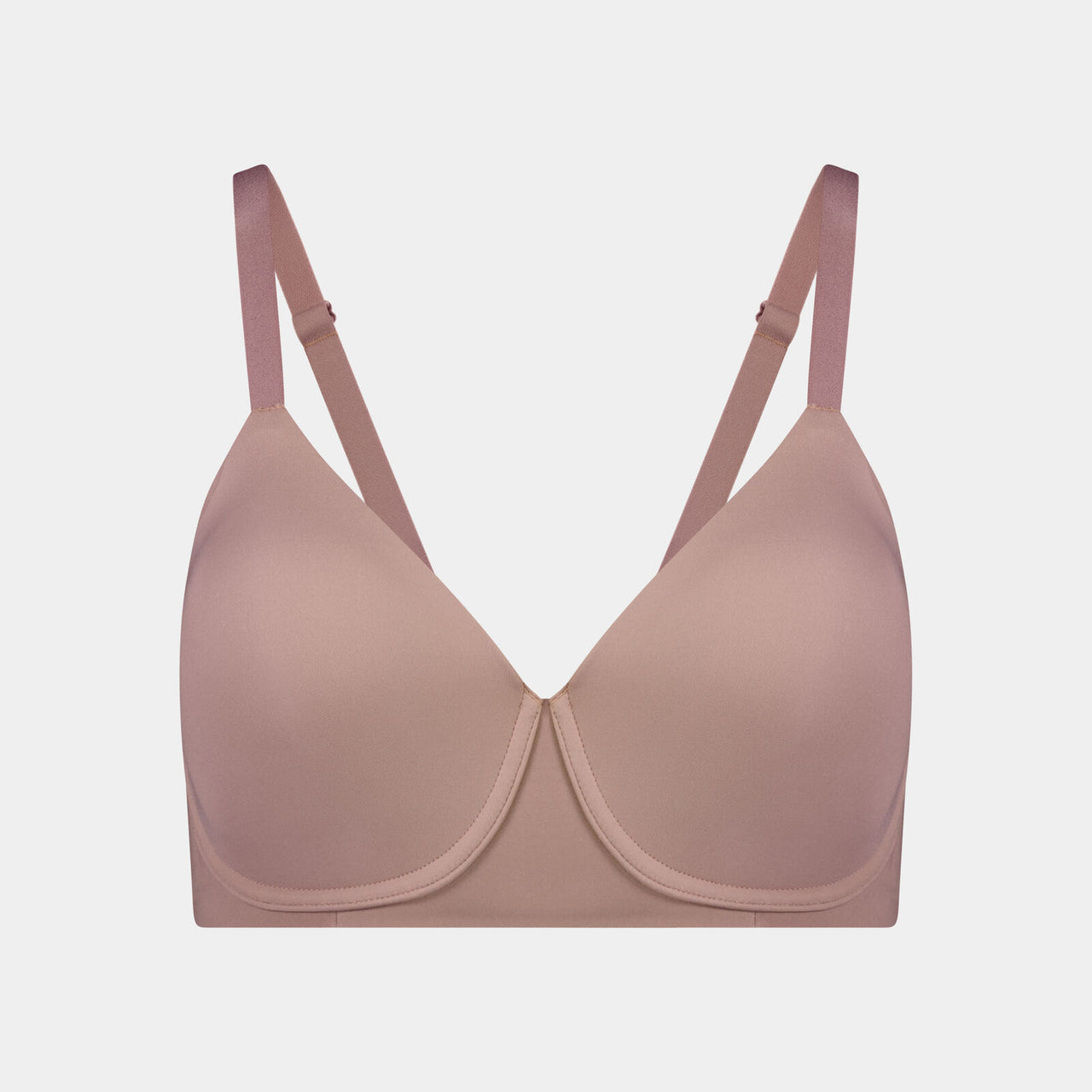 Comfit Collection Contour Bra in MOCHA. Flat lay front view
