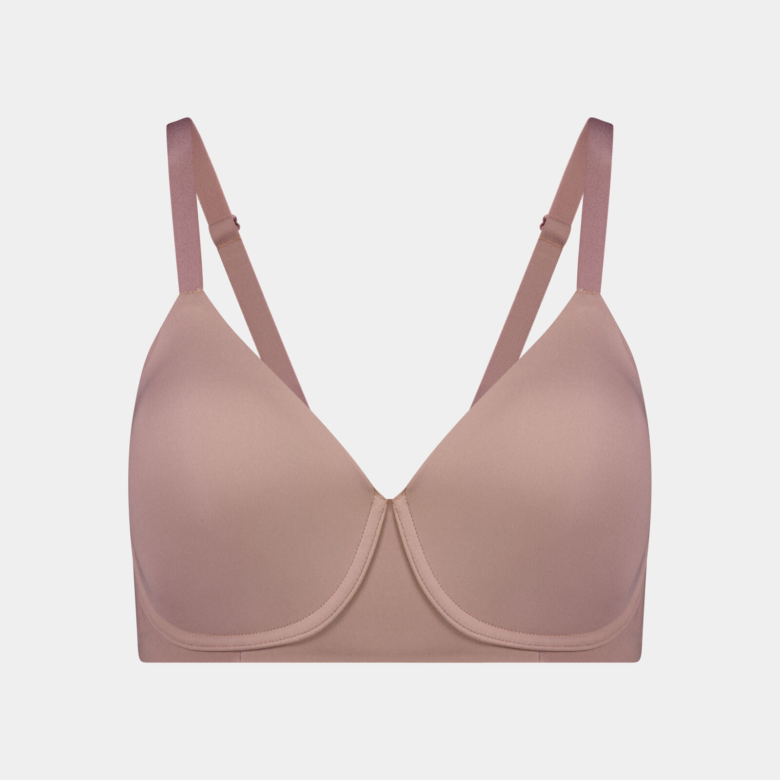 Comfit Collection Contour Bra in MOCHA. Flat lay front view