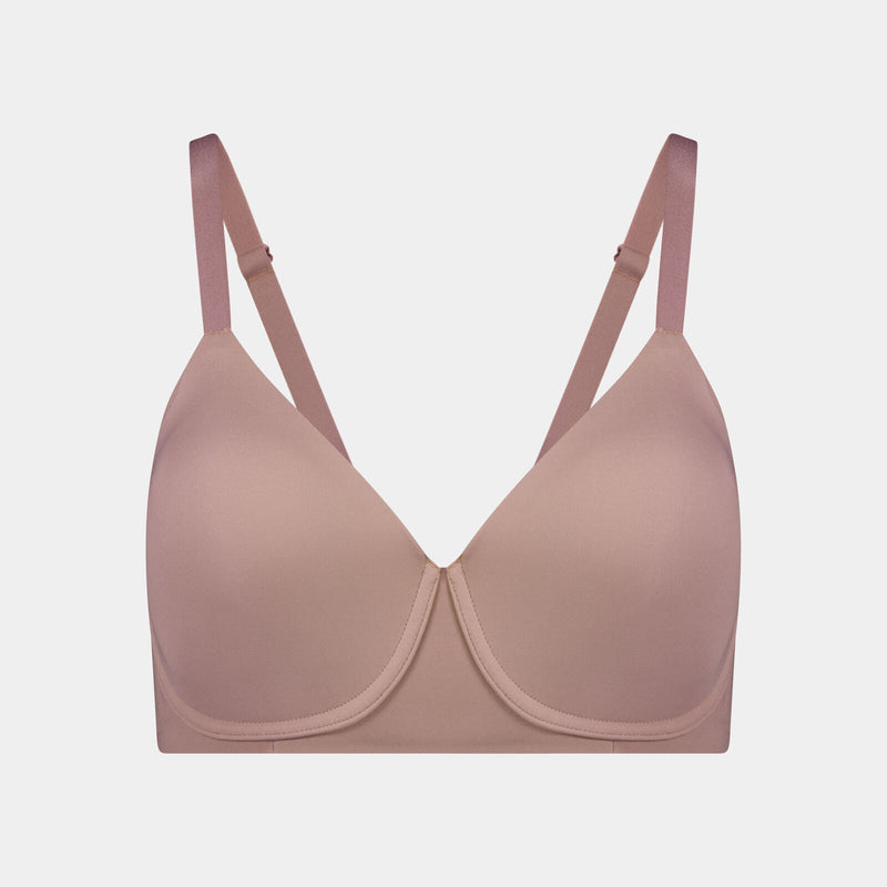 Comfit Collection Contour Bra in MOCHA. Flat lay front view