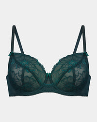 Felicia Underwire Bra in PONDEROSA PINE. Flat lay front view