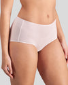 Model wears Au Naturel Full Brief in FESTIVAL BLOOM. On body side view
